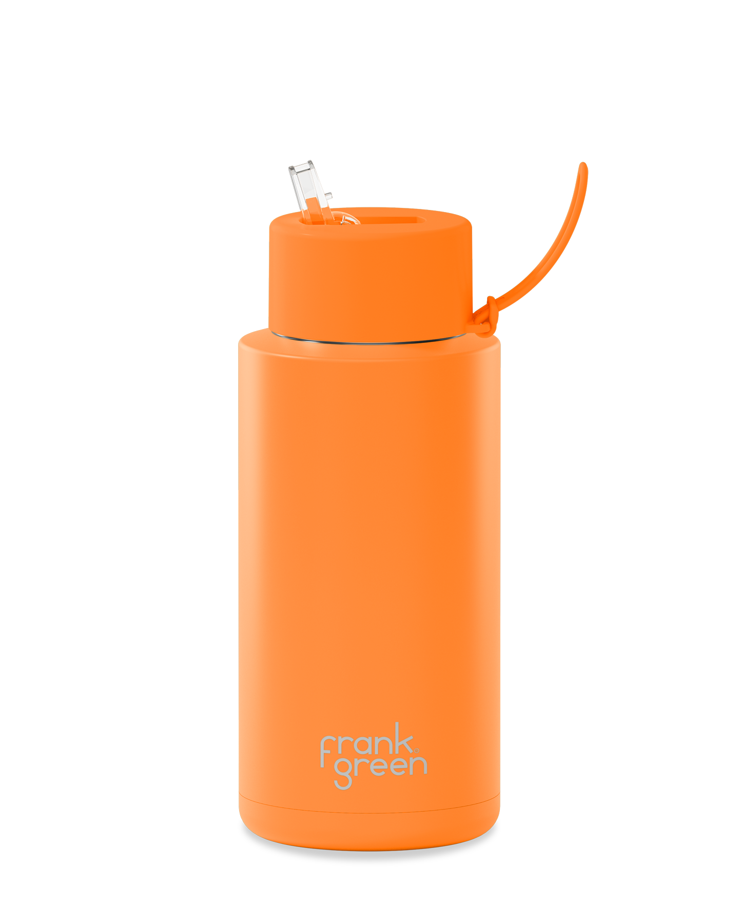FRANK GREEN 34OZ SSC REUSABLE BOTTLE NEON ORANGE
