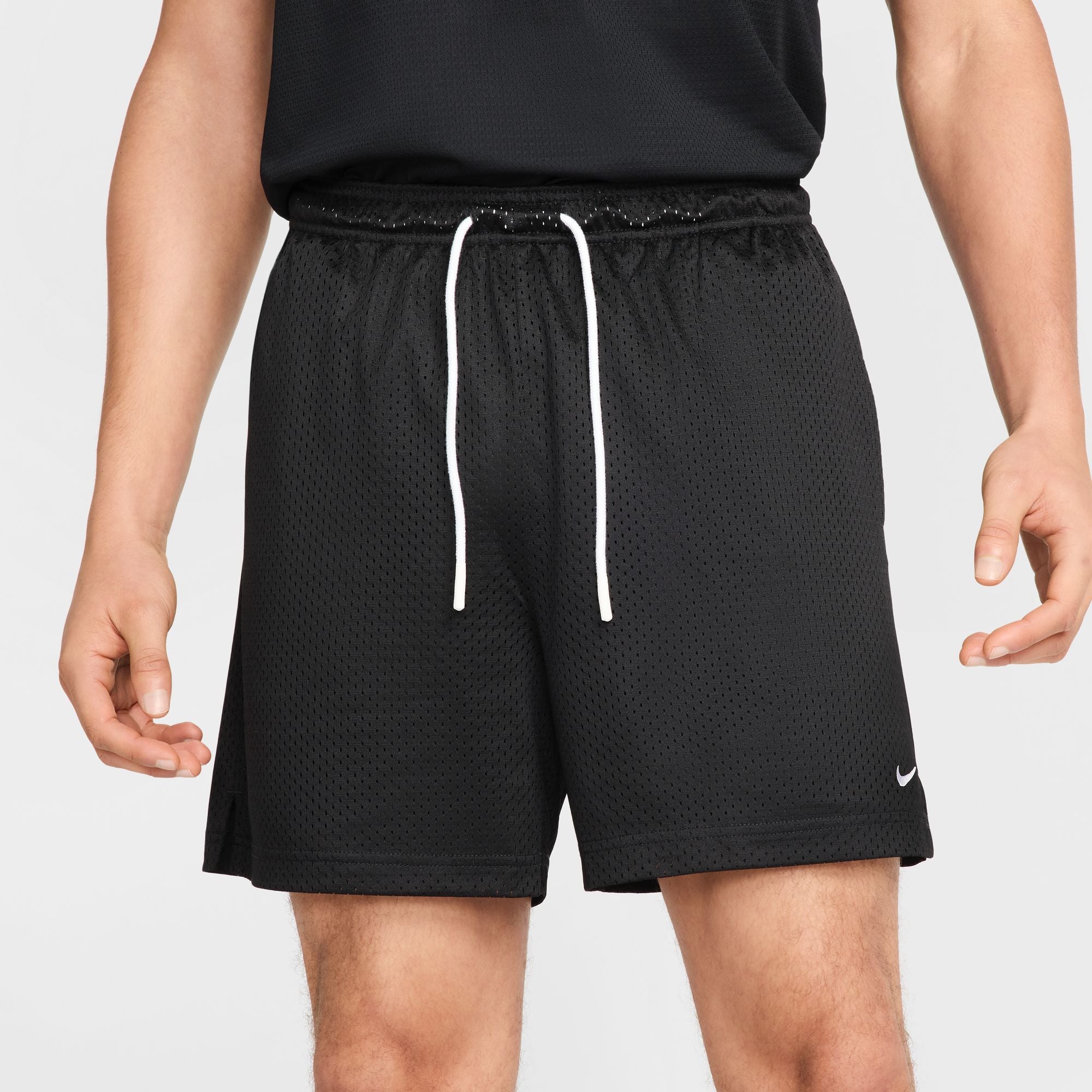 black nike mesh shorts