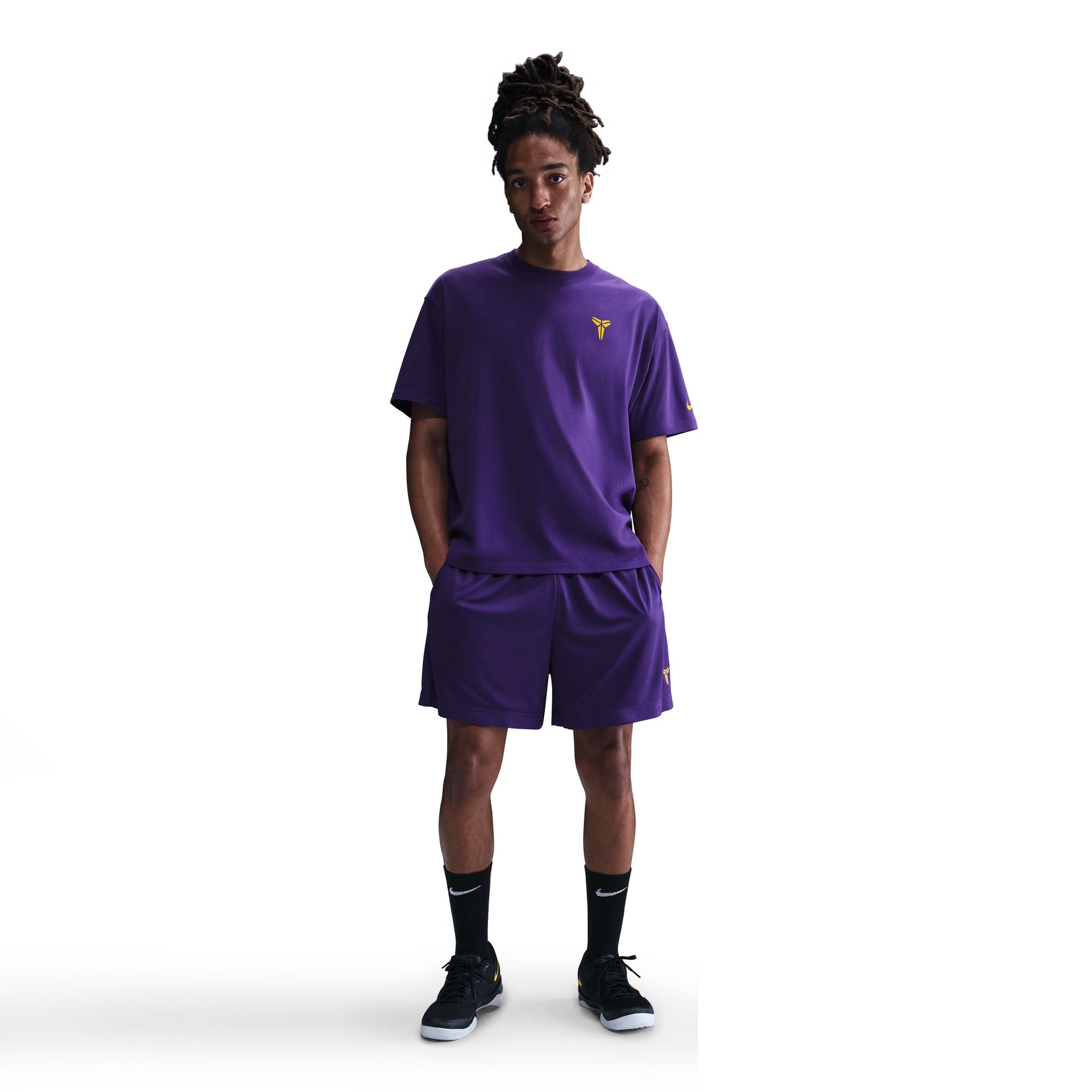 purple kobe shorts