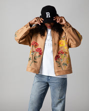 RYOKO RAIN MONARCH CLAY SUEDE WORK JACKET