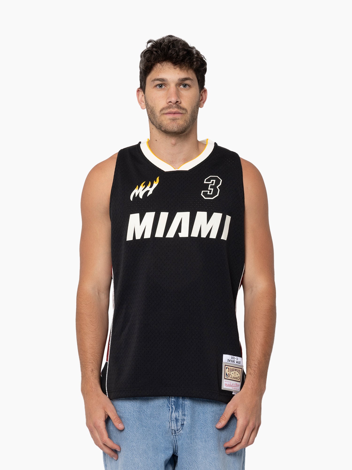 MITCHELL & NESS HEAT TIP-OFF SWINGMAN JERSEY - WADE