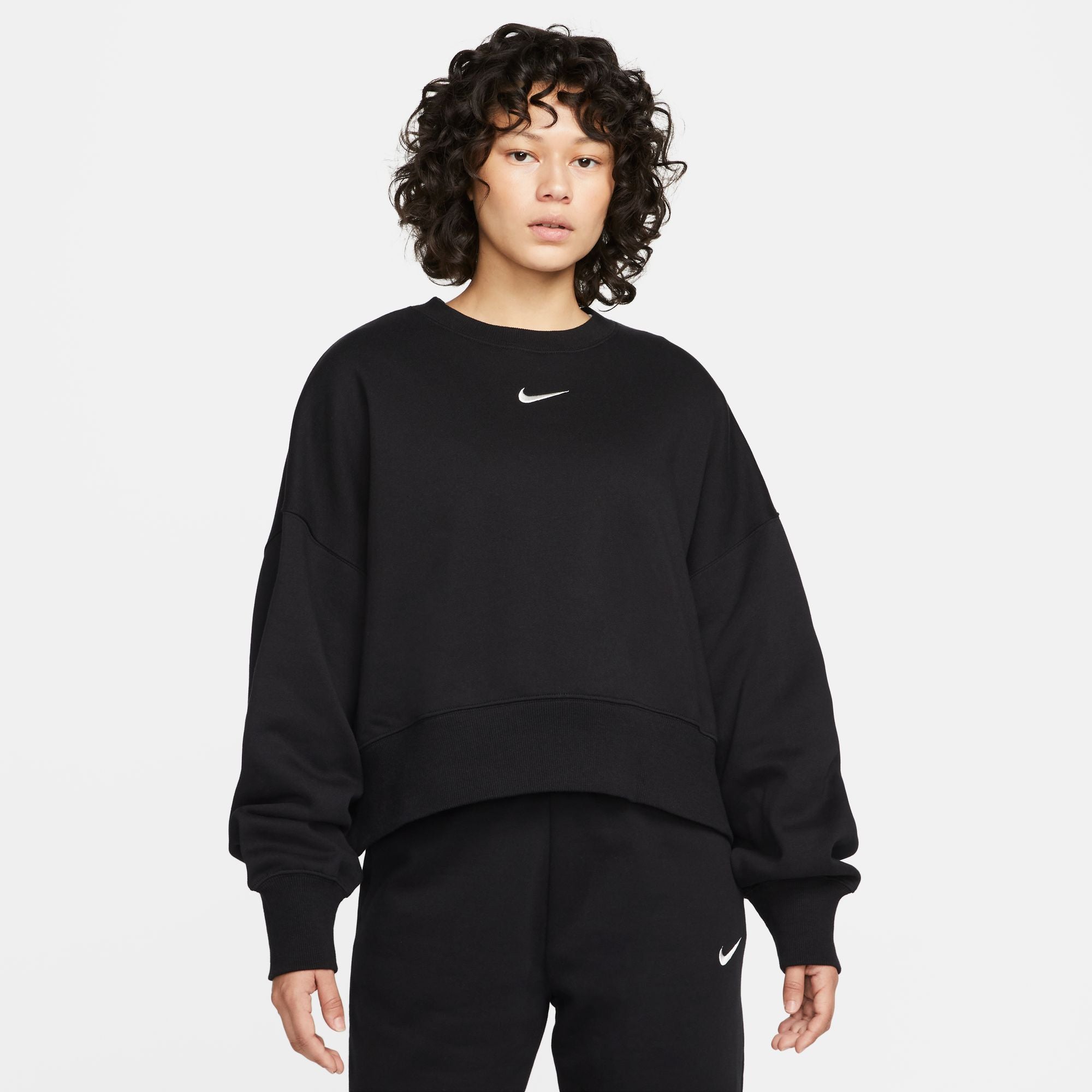 NIKE WOMENS FLEECE OVERSIZED CREW