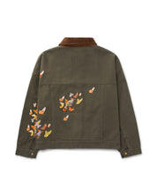 RYOKO RAIN GREEN BUTTERFLY WORK JACKET