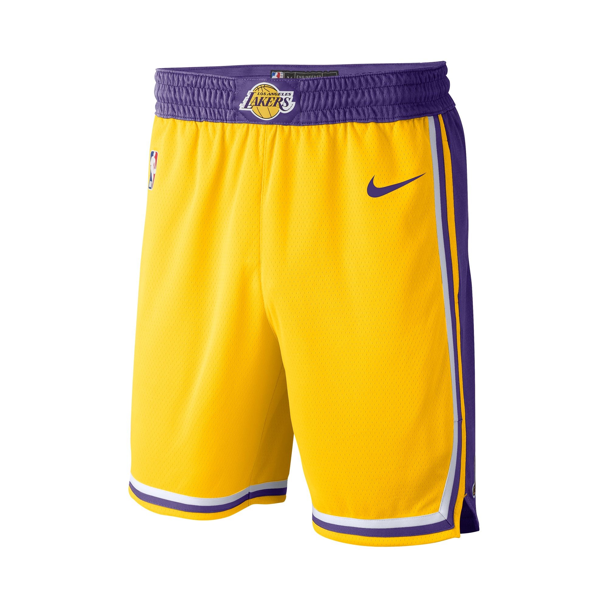 NIKE LOS ANGELES LAKERS SWINGMAN SHORTS ICON 2018