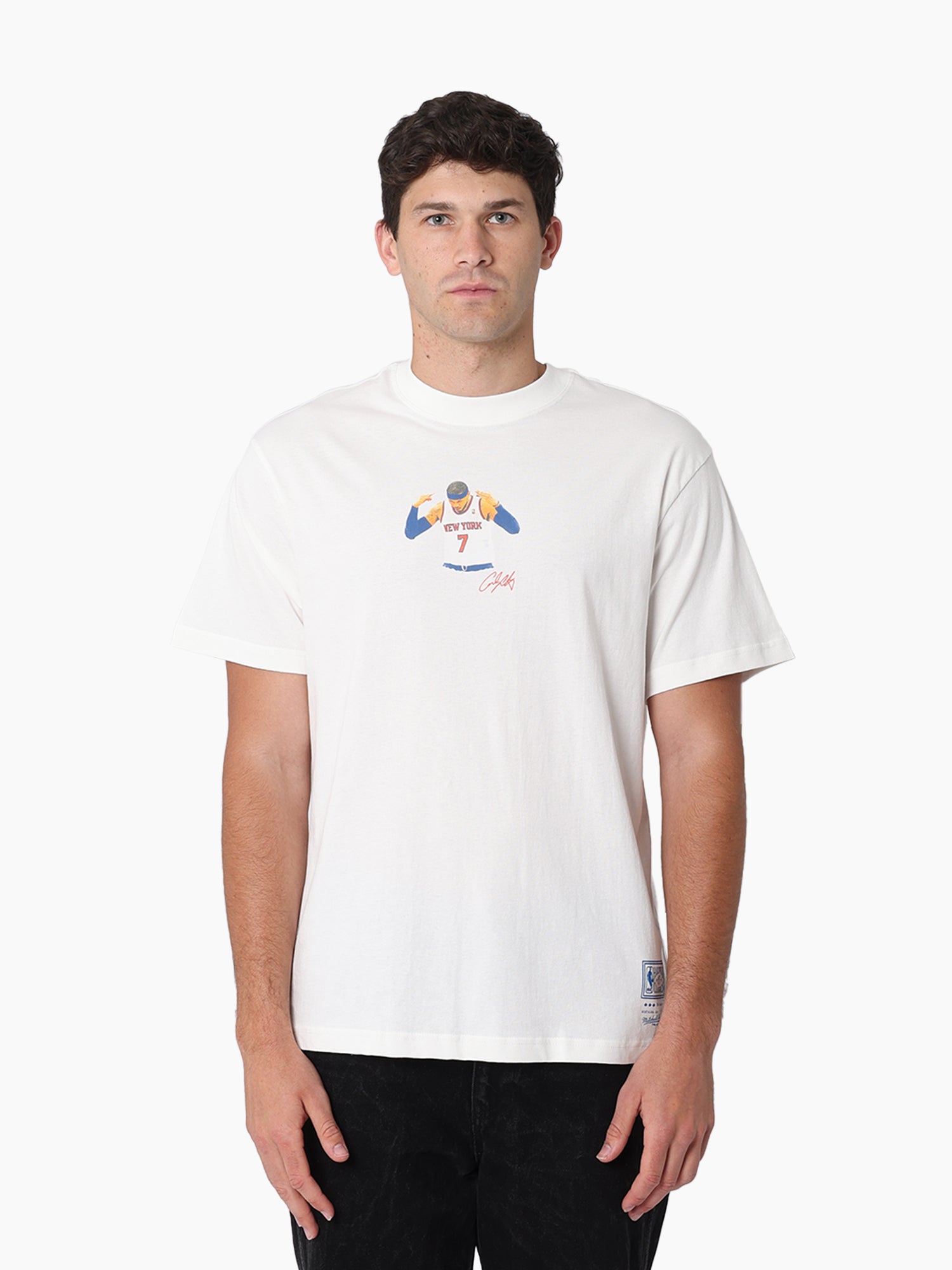 MITCHELL & NESS NBA CAREER TEE KNICKS ANTHONY