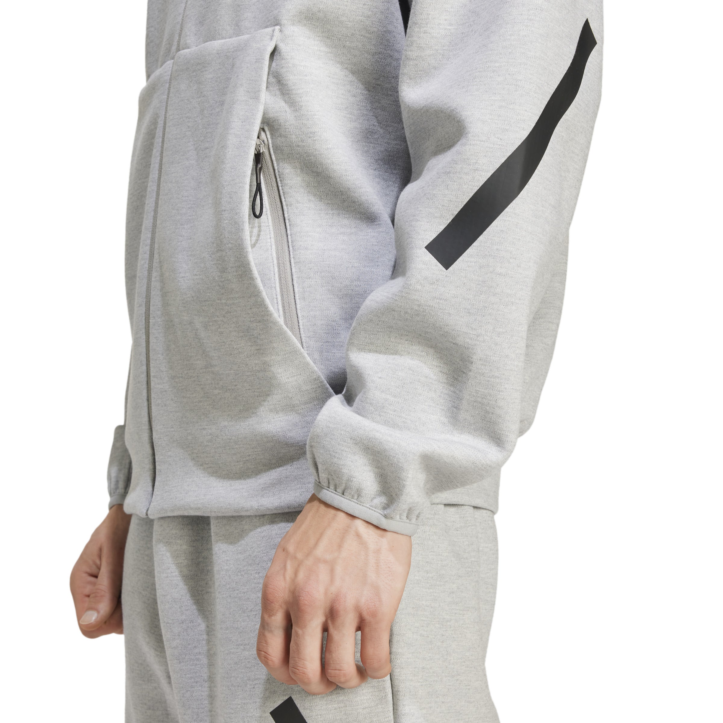 ADIDAS Z.N.E. FULL-ZIP HOODED TRACK JACKET