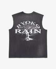 RYOKO RAIN BUTTERFLY SKULL SLEEVELESS TEE