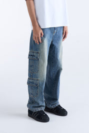 VOUSETI CARGO DENIM PANT