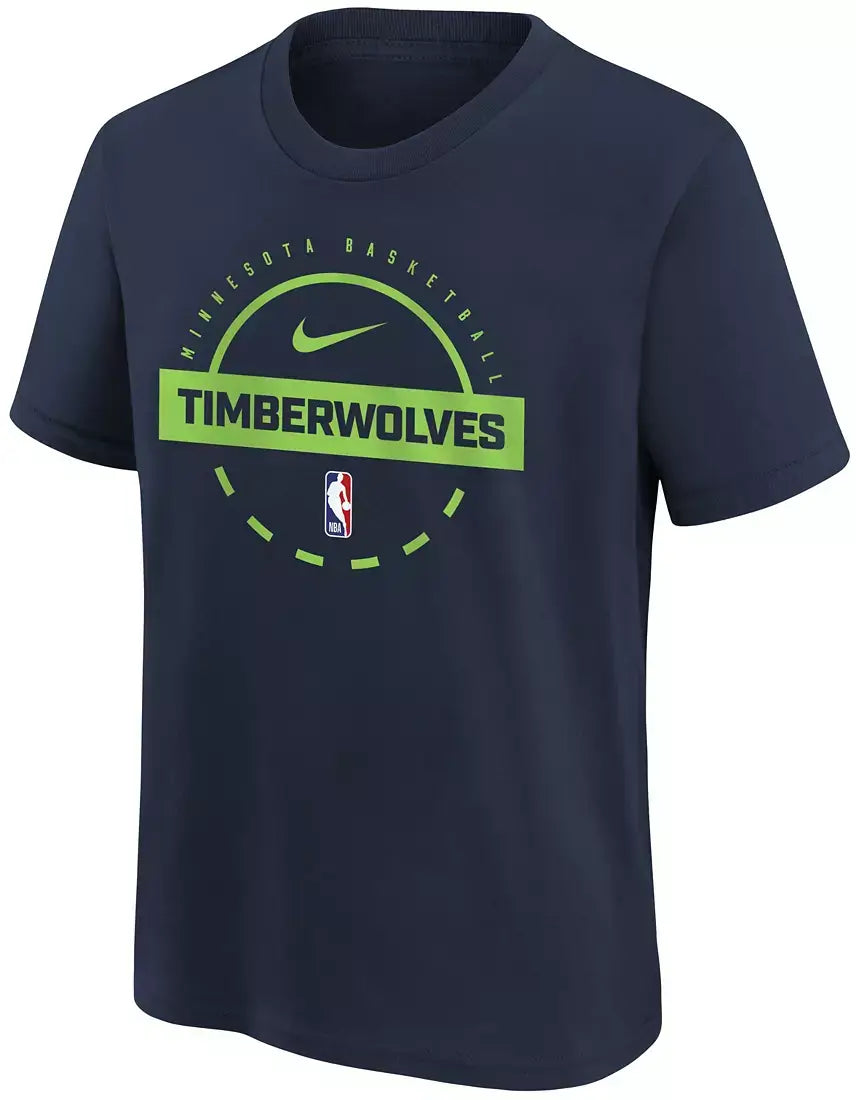 NIKE YOUTH PRACTICE TEE - MINNESOTA TIMBERWOLVES