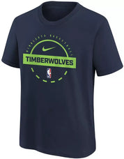 NIKE YOUTH PRACTICE TEE - MINNESOTA TIMBERWOLVES