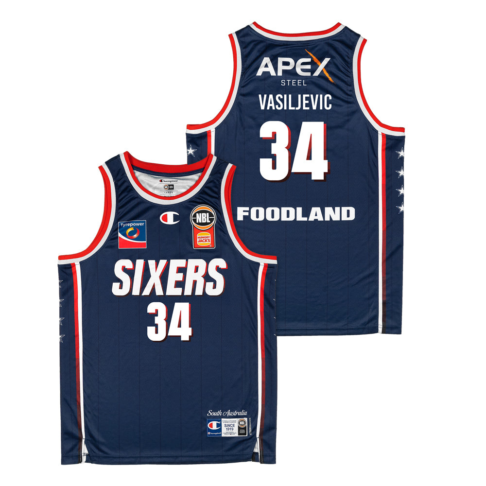 Adelaide 36ers Primary Jersey-Vasiljevic