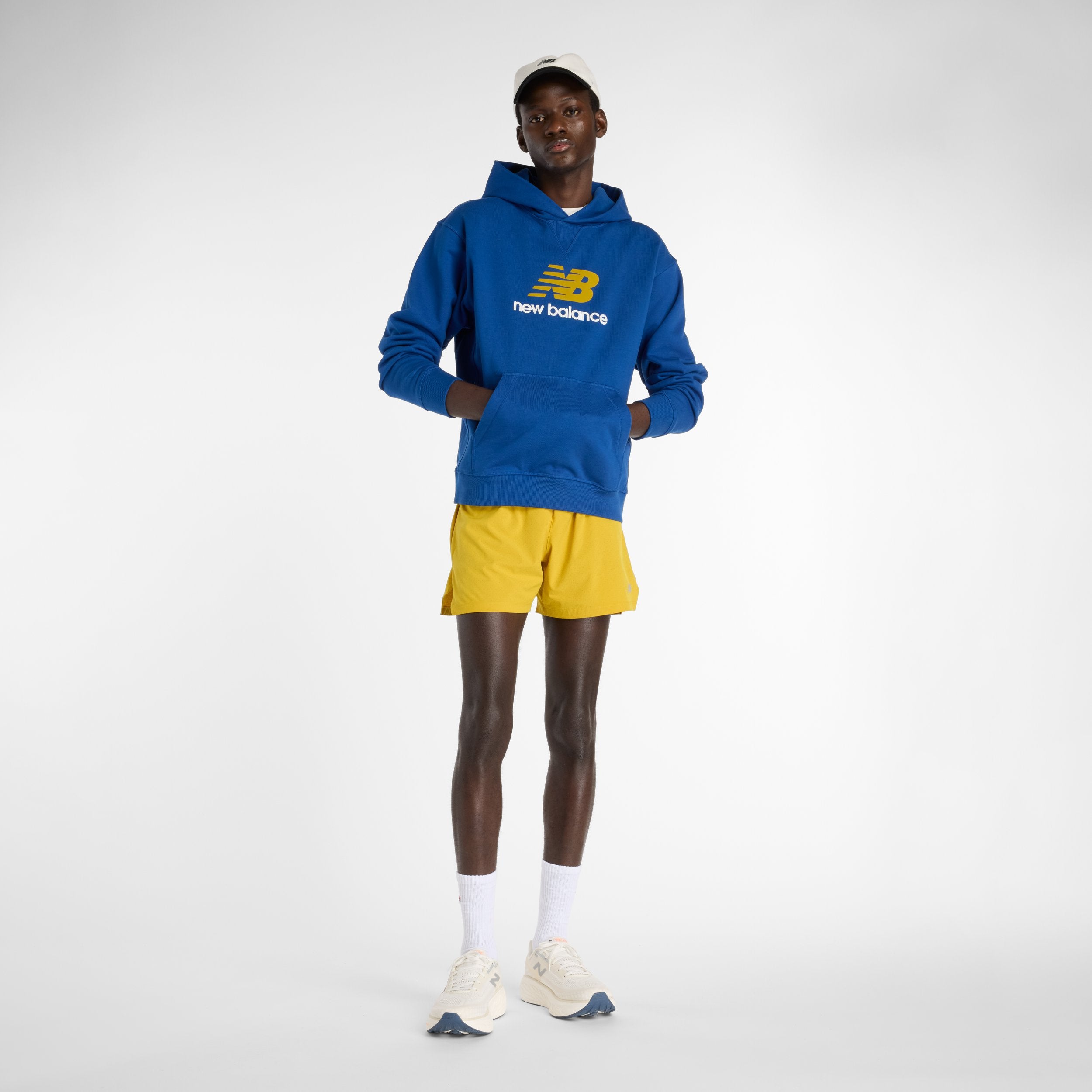 NEW BALANCE ATHLETICS FRENCH TERRY LOGO HOODIE- GAB