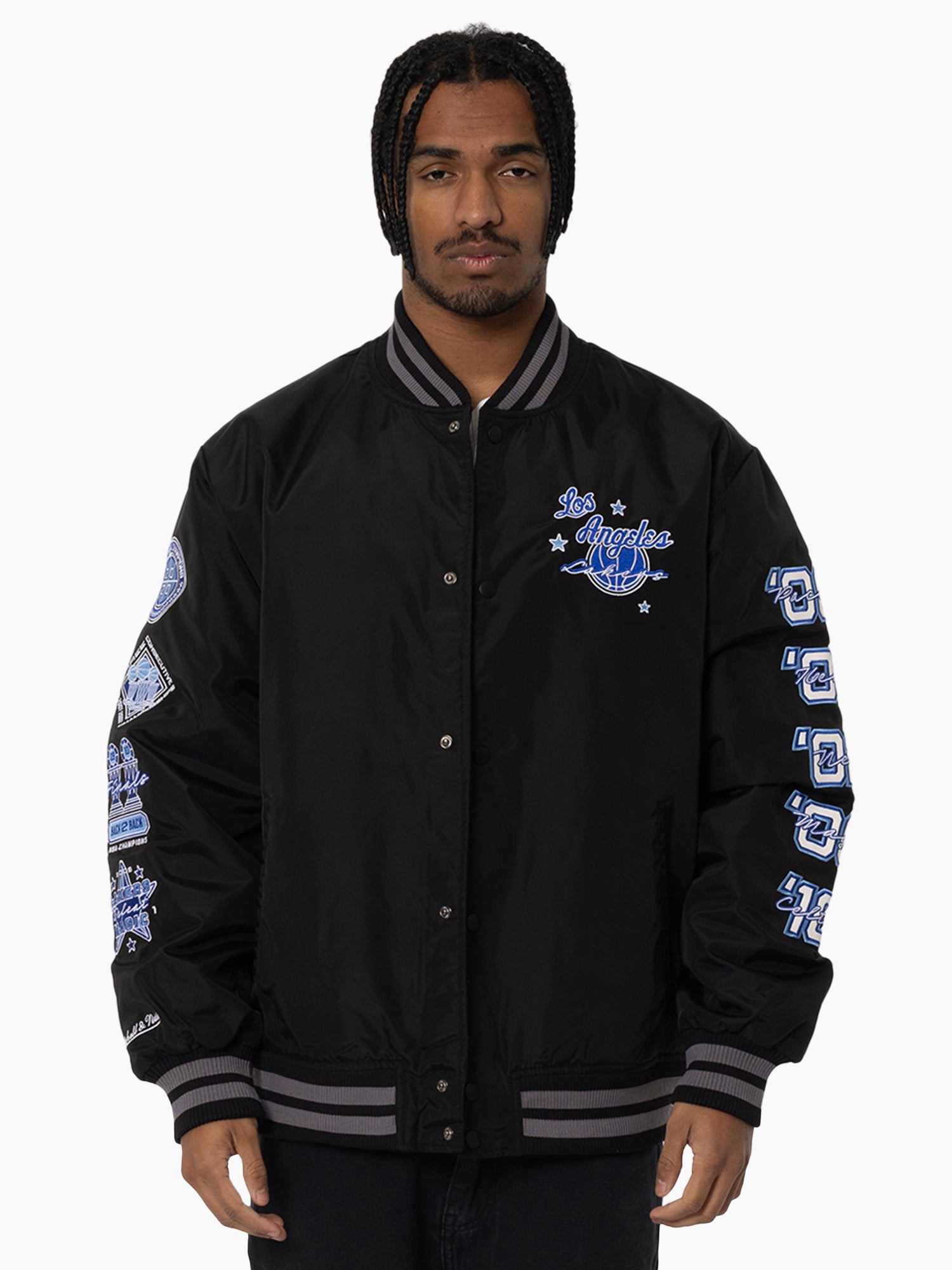 MITCHELL & NESS LAKERS SHOWBOAT CHAMPIONS BOMBER