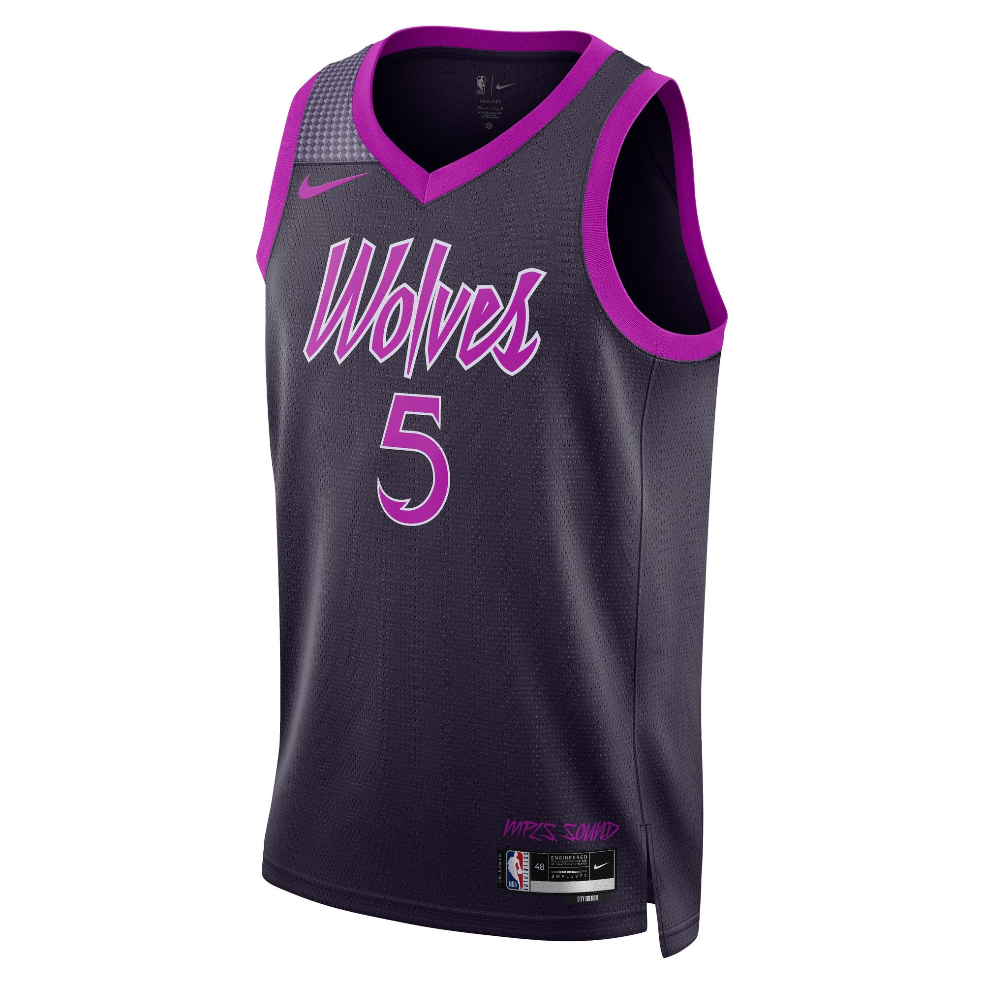 NIKE MINNESOTA TIMBERWOLVES CITY EDITION SWINGMAN JERSEY - ANTHONY EDWARDS