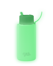 FRANK GREEN 34OZ STAINLESS STEEL/CERAMIC BOTTLE WITH FLIP LID