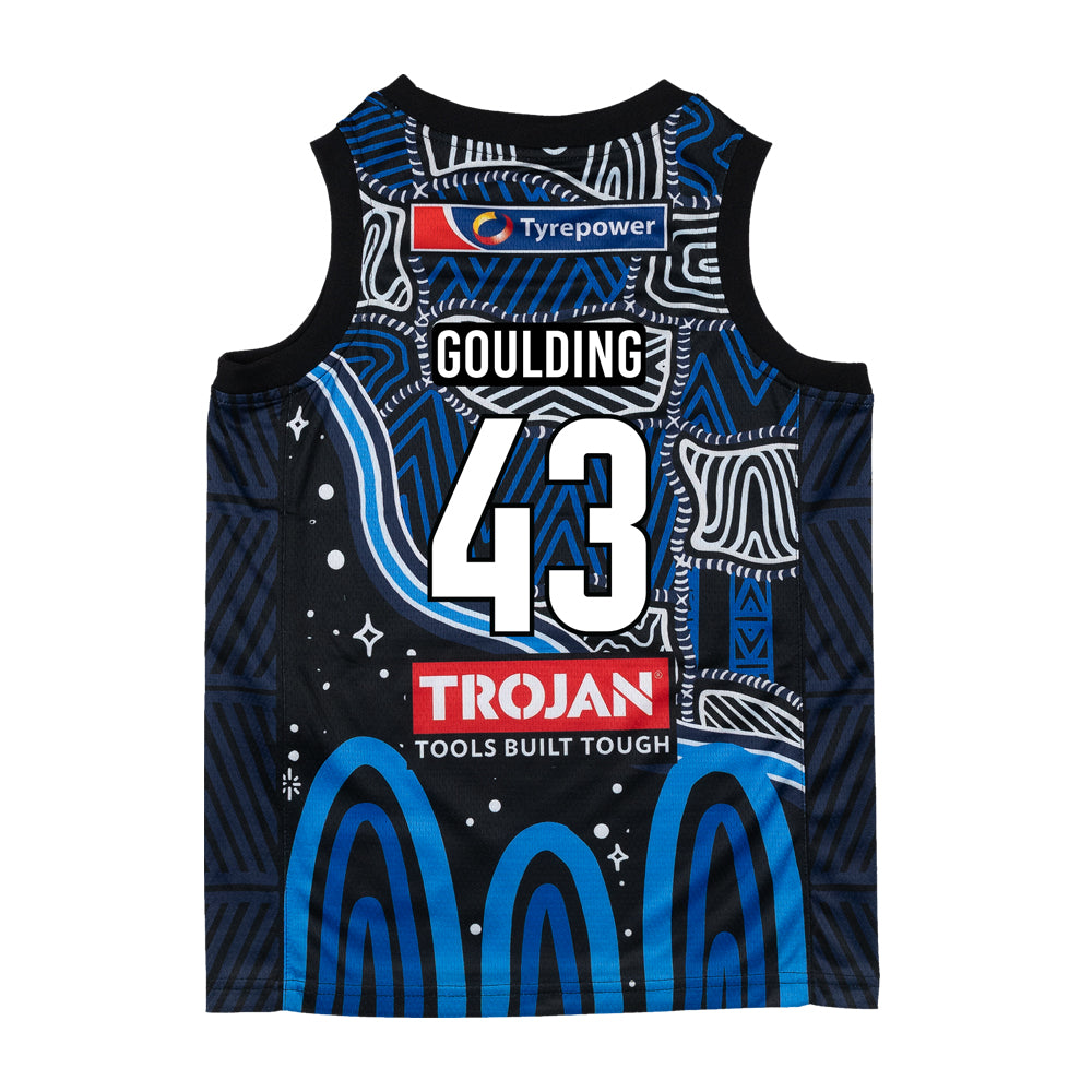 YOUTH INDIGENOUS ROUND NECK JERSEY-MELBOURNE UNITED