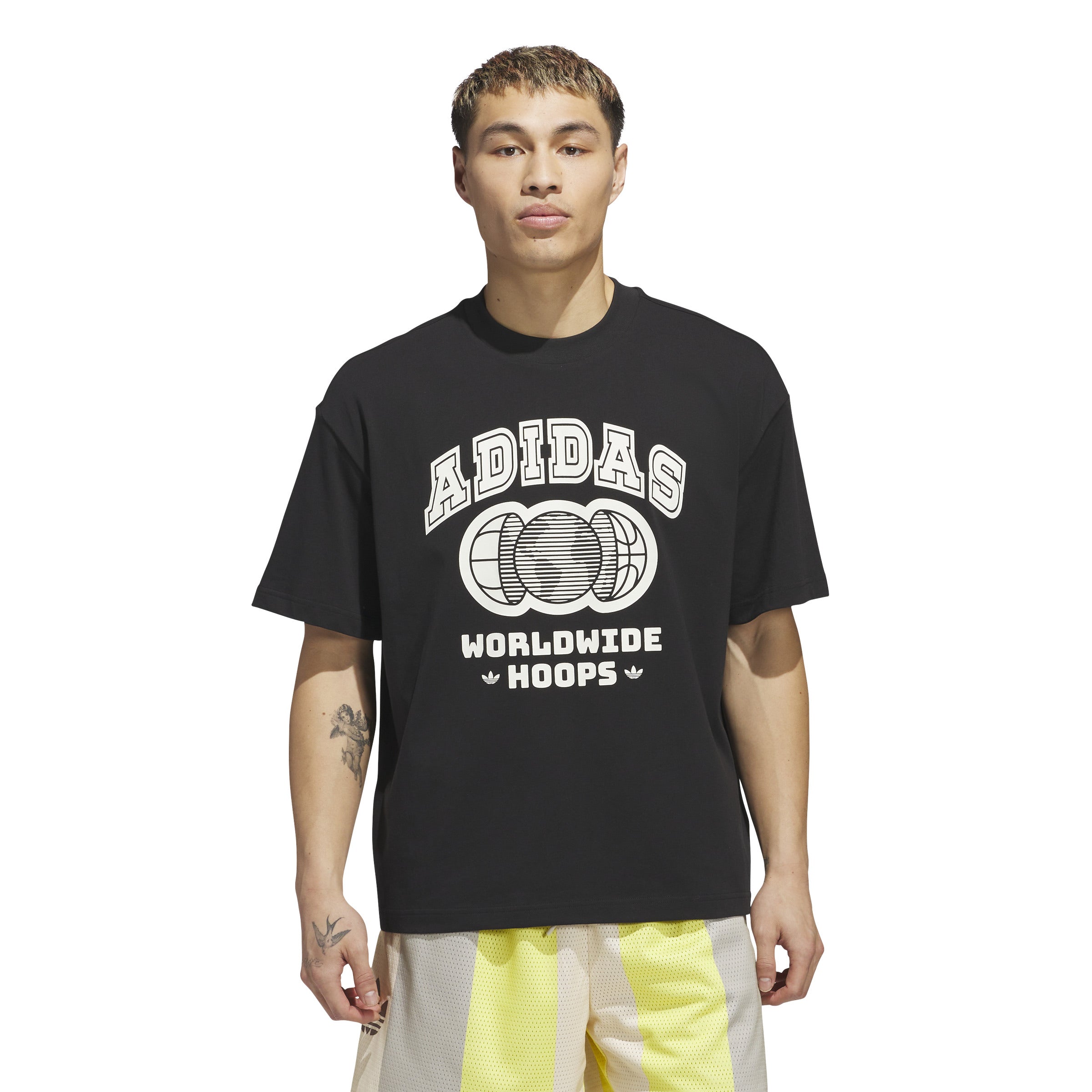 ADIDAS WORLDWIDE HOOPS COLLEGIATE TEE