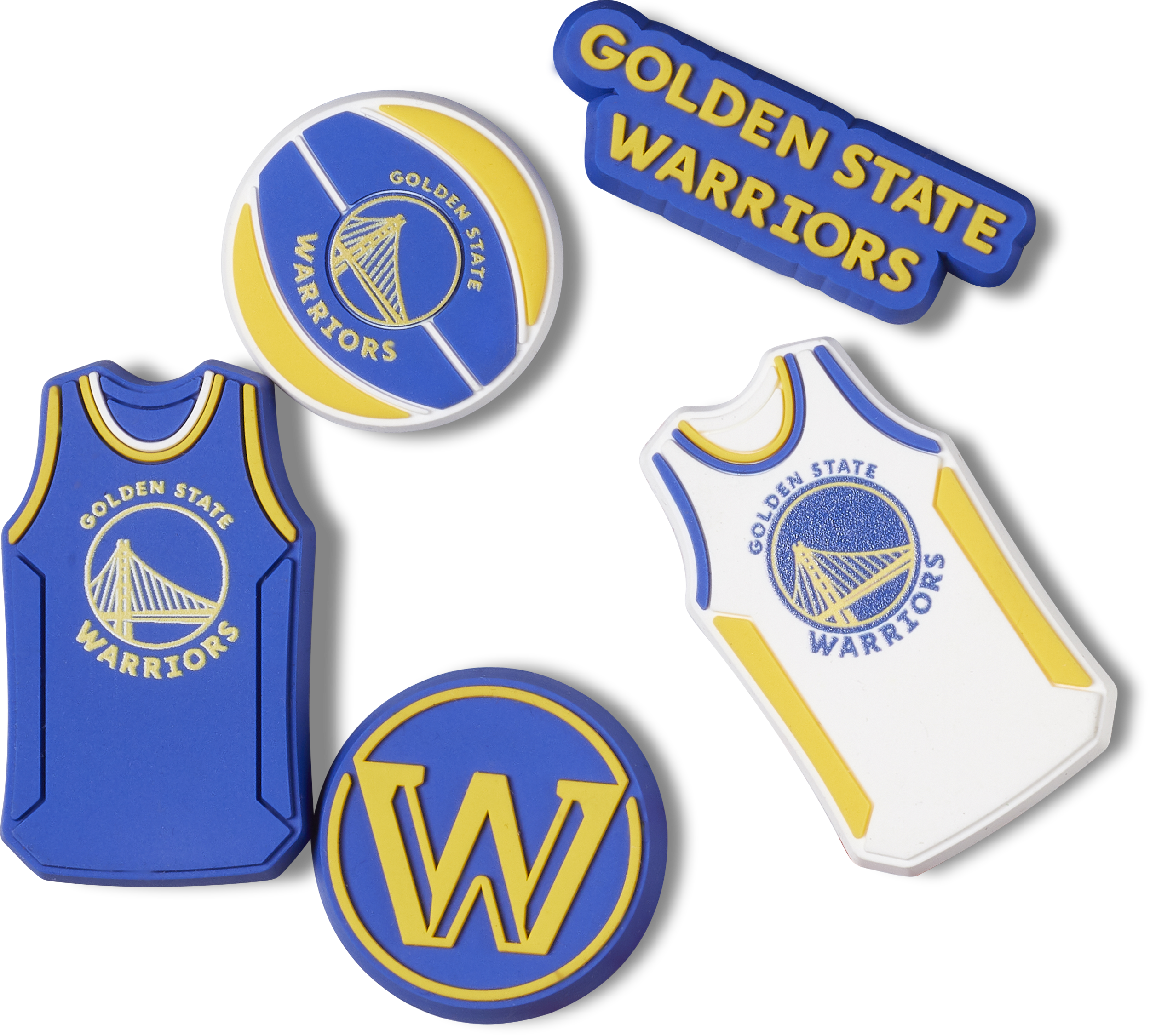NBA GOLDEN STATE WARRIORS JIBBITZ - 5 PACK