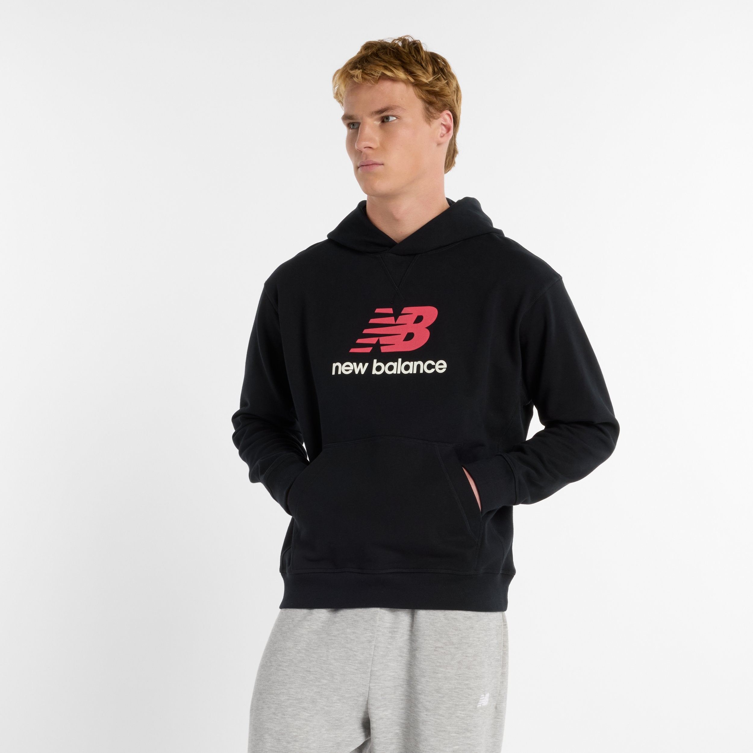 NEW BALANCE ATHLETICS FRENCH TERRY LOGO HOODIE