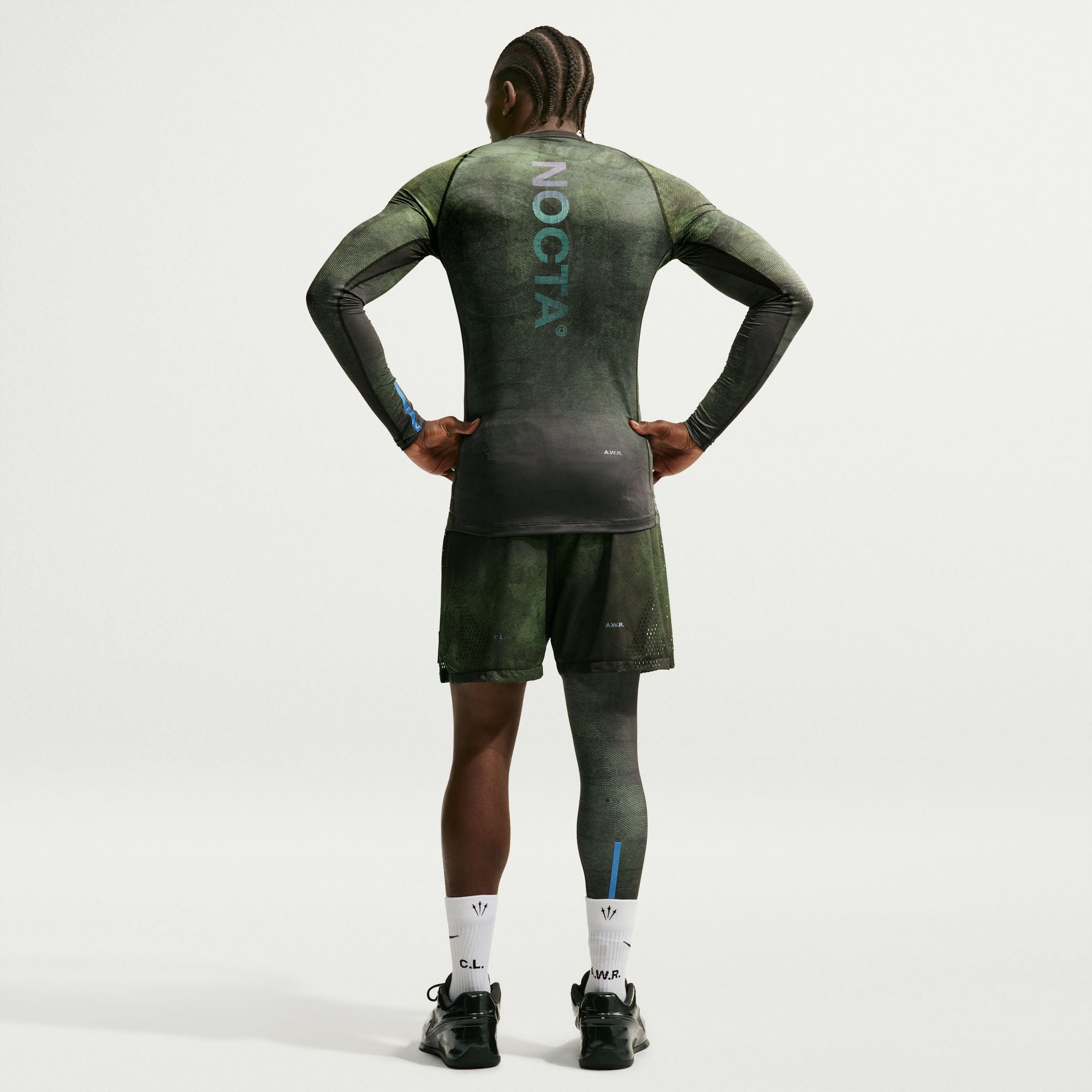 NIKE MENS NRG KEVIN DURANT RIGHT LEG TIGHT