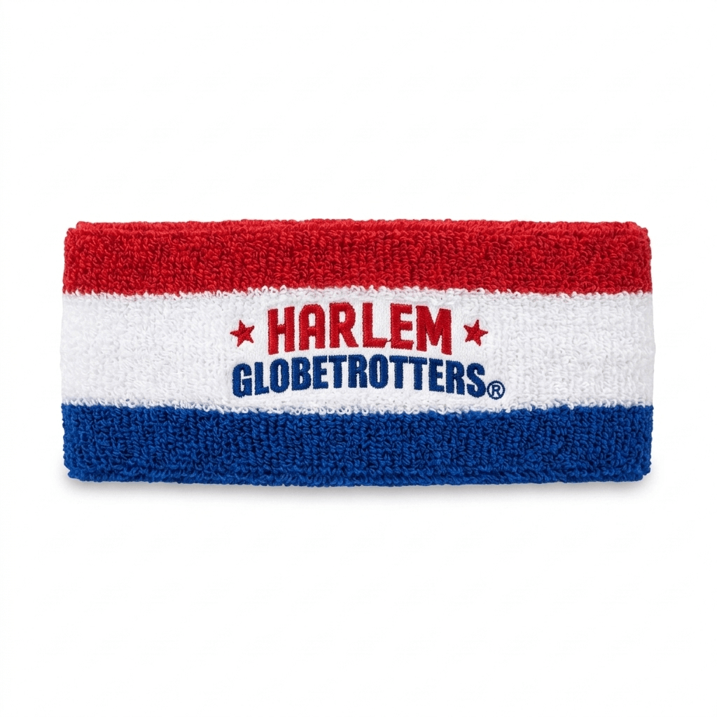 GLOBETROTTERS EMBROIDED HEADBAND