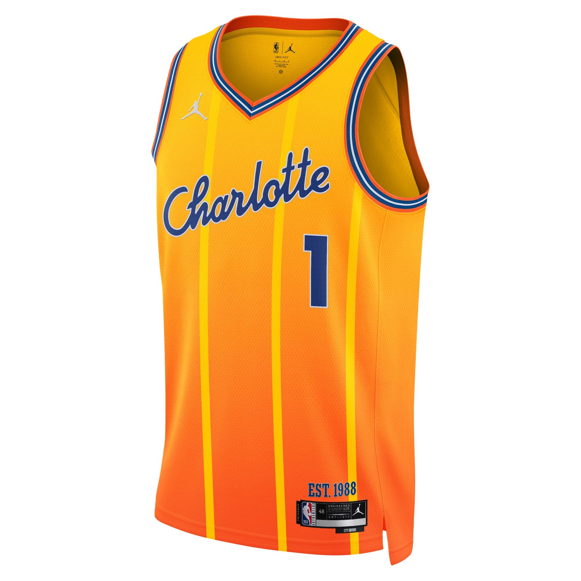 NIKE CHARLOTTE HORNETS CITY EDITION SWINGMAN JERSEY - LAMELO BALL