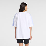 NEW BALANCE WOMENS TRACKSIDE OVERSIZED T-SHIRT