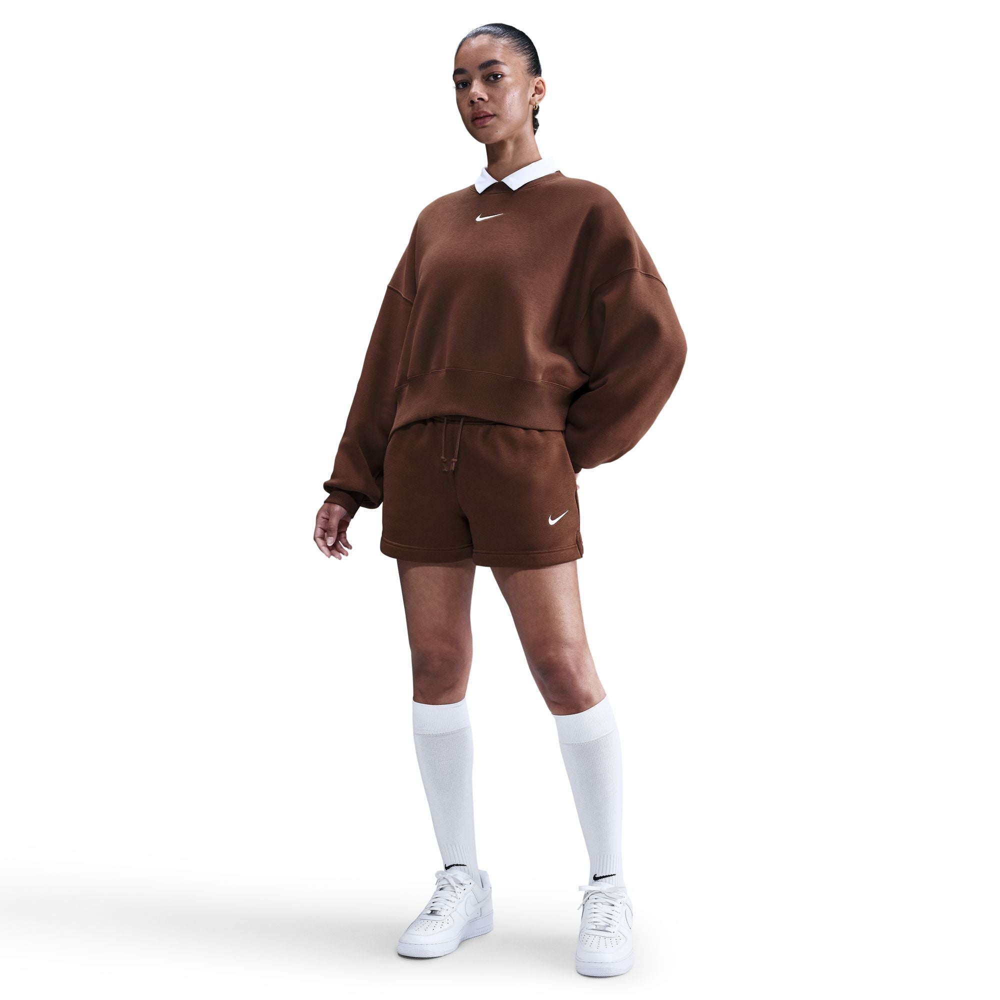 NIKE WOMENS FLEECE OVERSIZED CREW