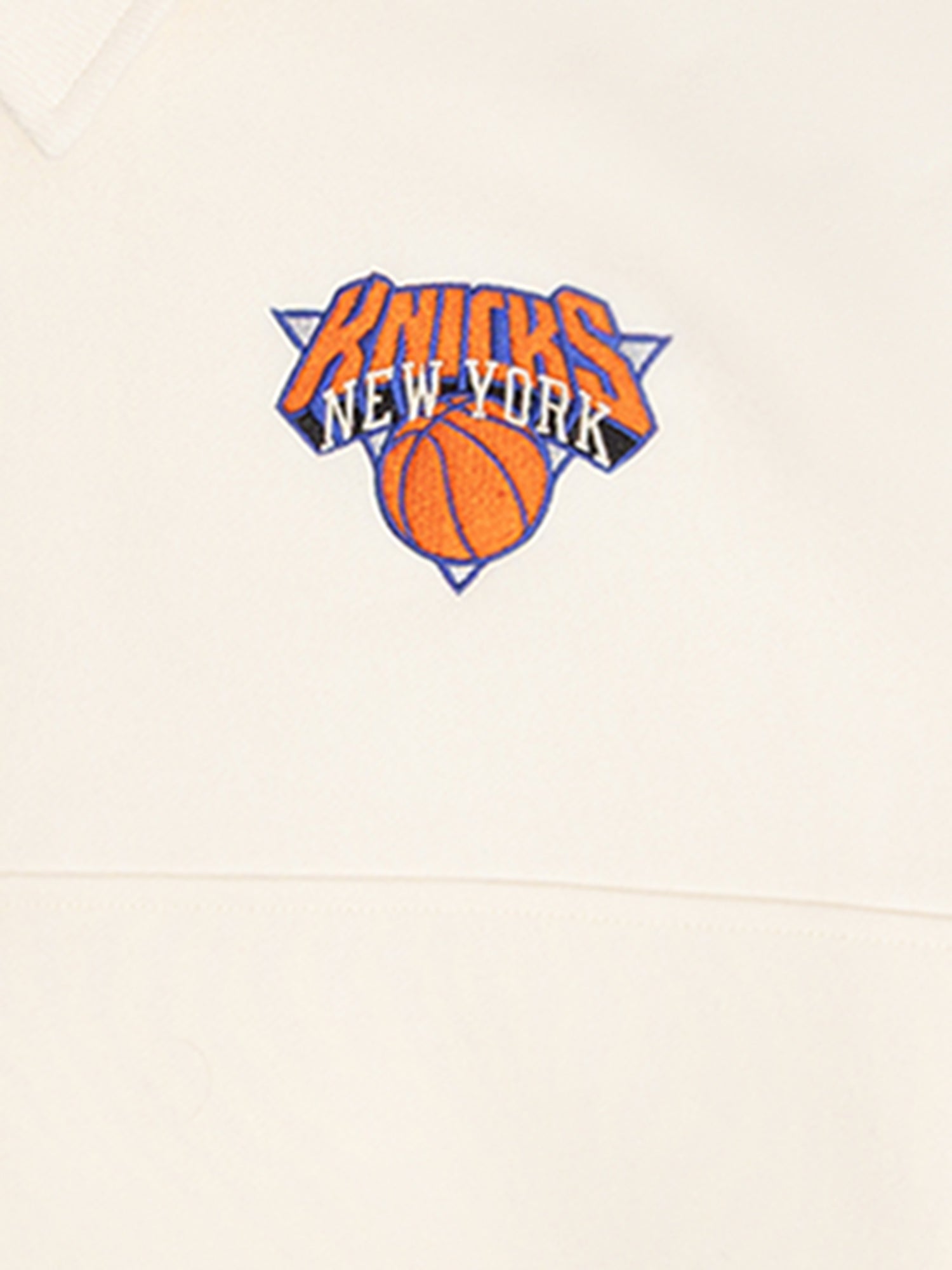 MITCHELL & NESS NY KNICKS BOXY 1/4 ZIP