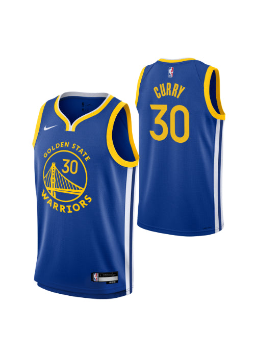 NIKE WARRIORS ICON JERSEY - STEPHEN CURRY - YOUTH