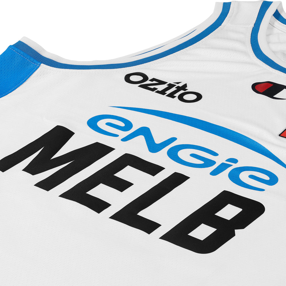 MELBOURNE UNITED ALTERNATE JERSEY-WHITE BLANK