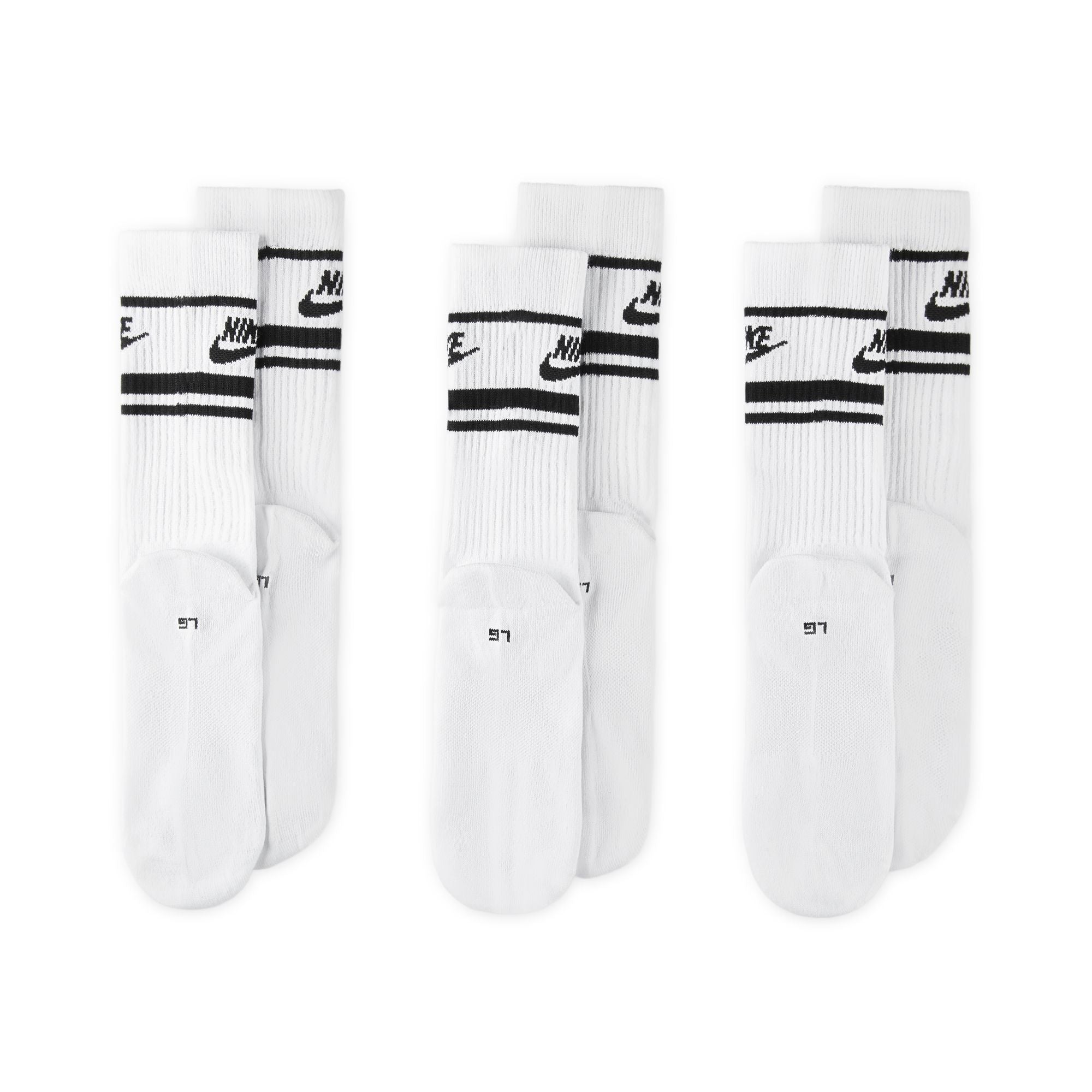 NIKE EVERYDAY ESSENTIAL CREW SOCKS 3 PACK