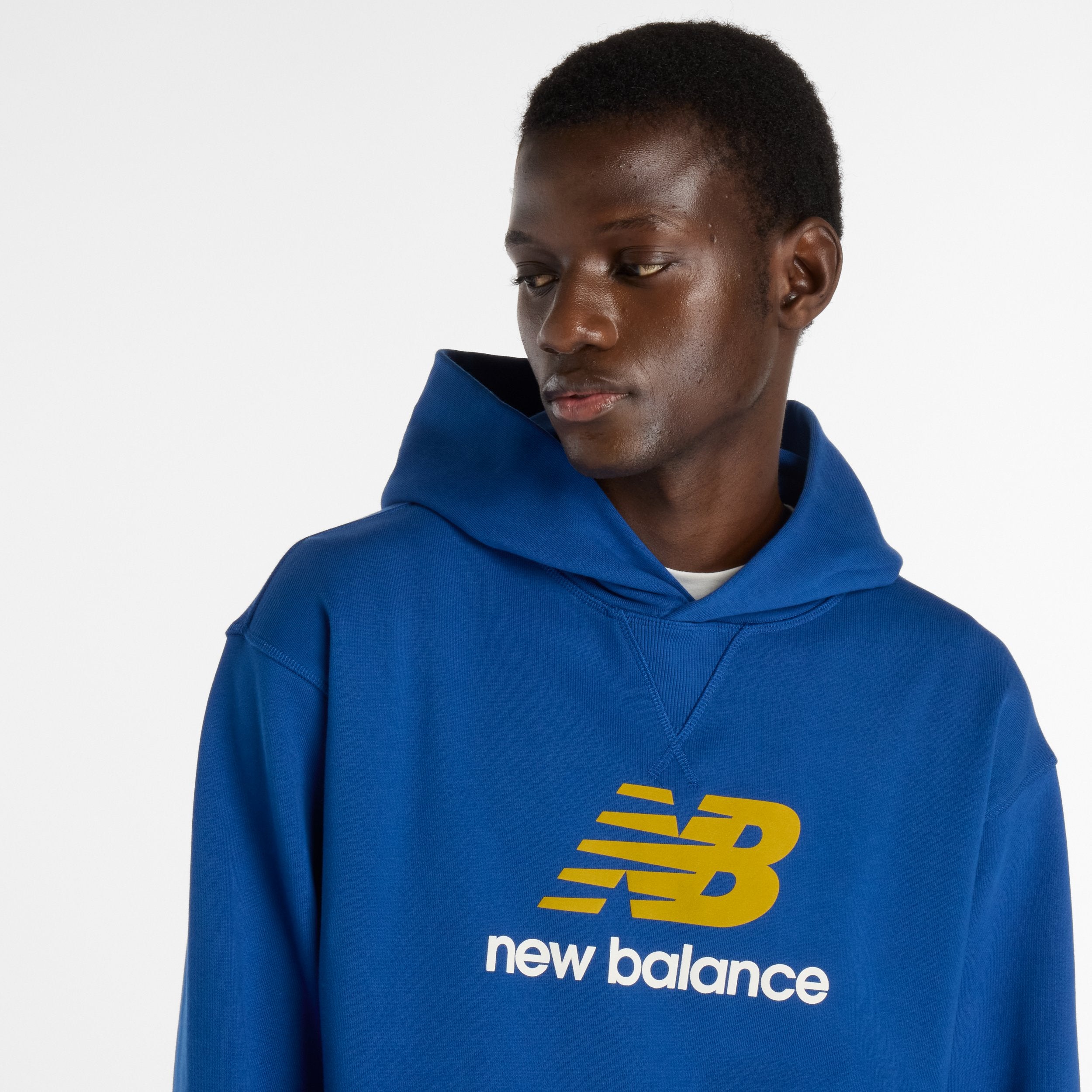 NEW BALANCE ATHLETICS FRENCH TERRY LOGO HOODIE- GAB