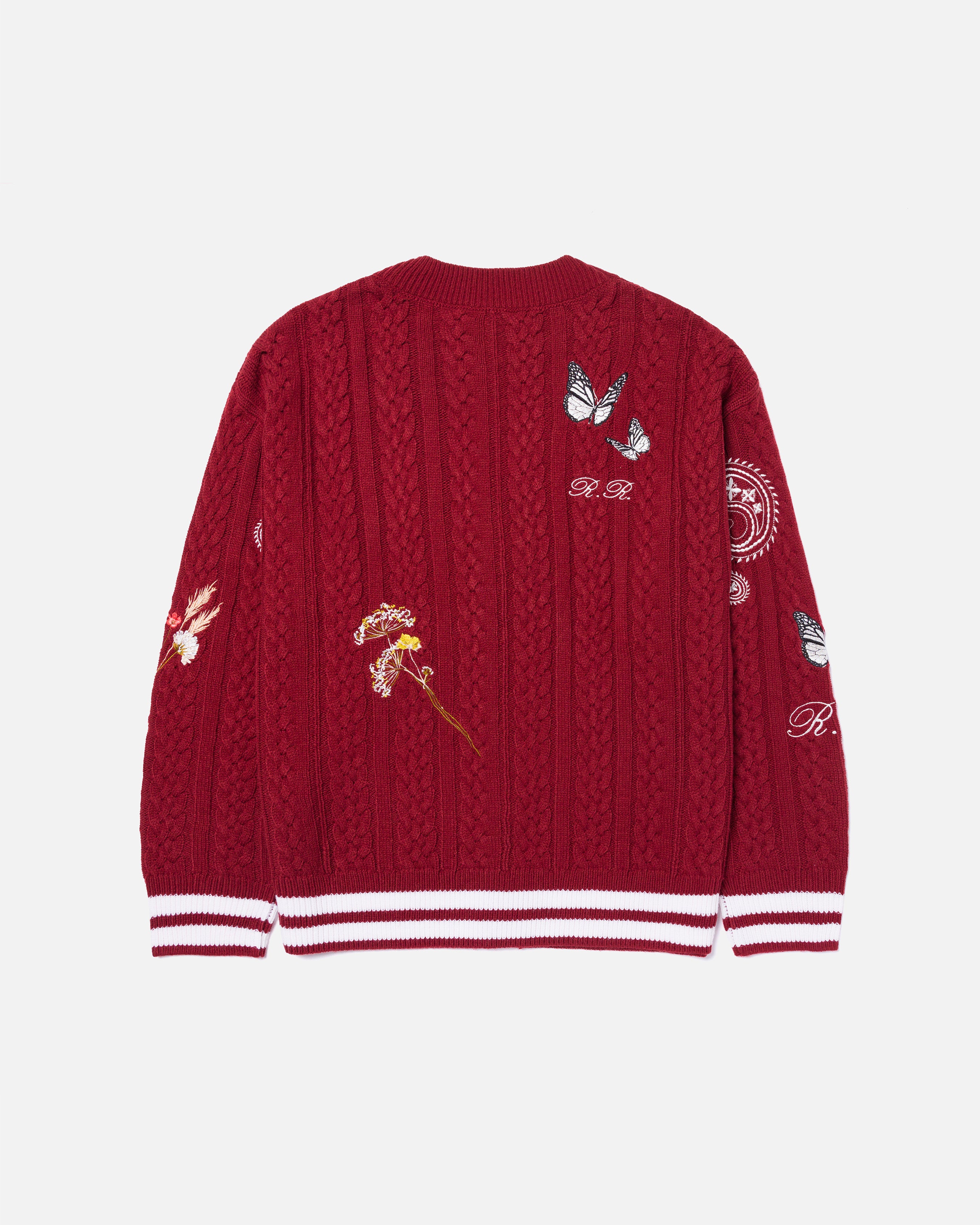 RYOKO RAIN CABLE KNIT CARDIGAN