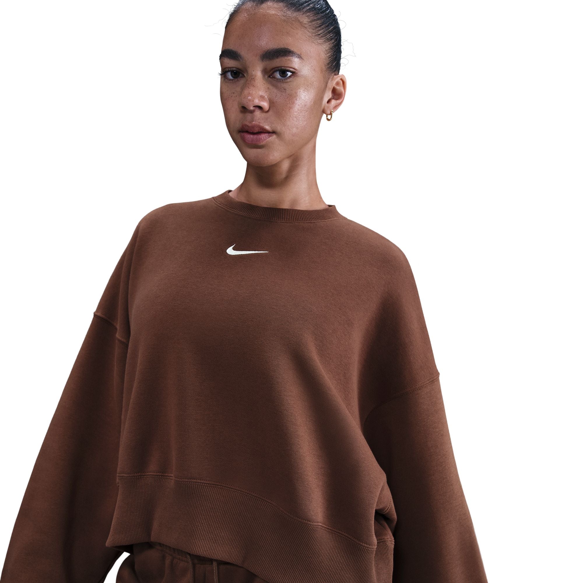 NIKE WOMENS FLEECE OVERSIZED CREW