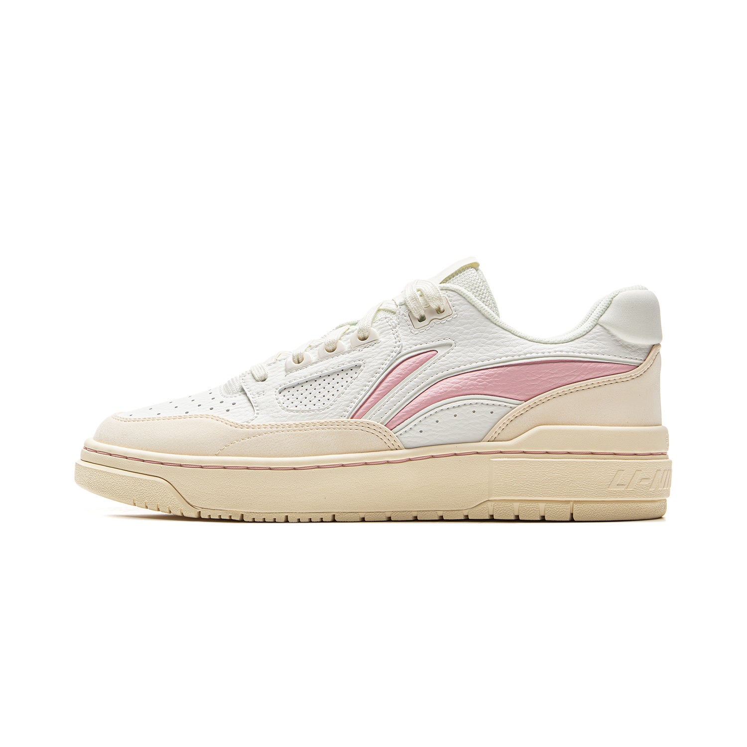 LI-NING BADFIVE ROOKIE SNEAKERS- WHITE & PINK