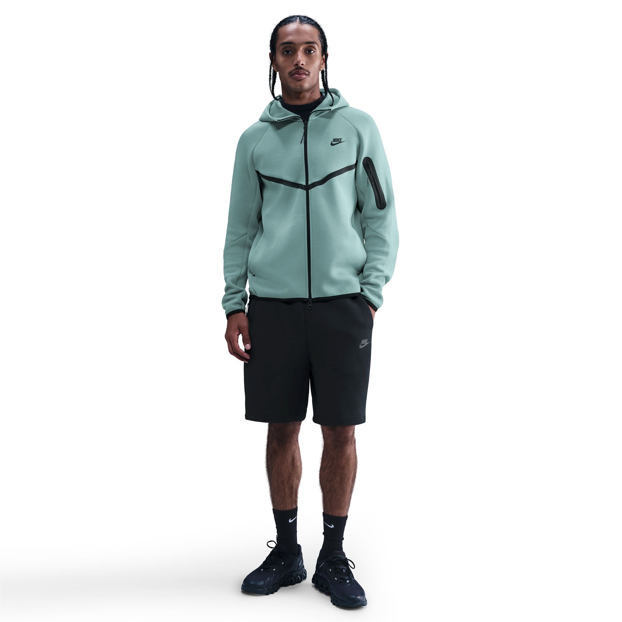 NIKE MENS TECH FLEECE FULL ZIP HOODIE