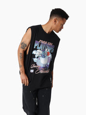 MITCHELL & NESS HORNETS HARDLIGHT MUSCLE TEE