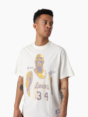 MITCHELL & NESS IN THE MOMENT TEE LAKERS O'NEAL