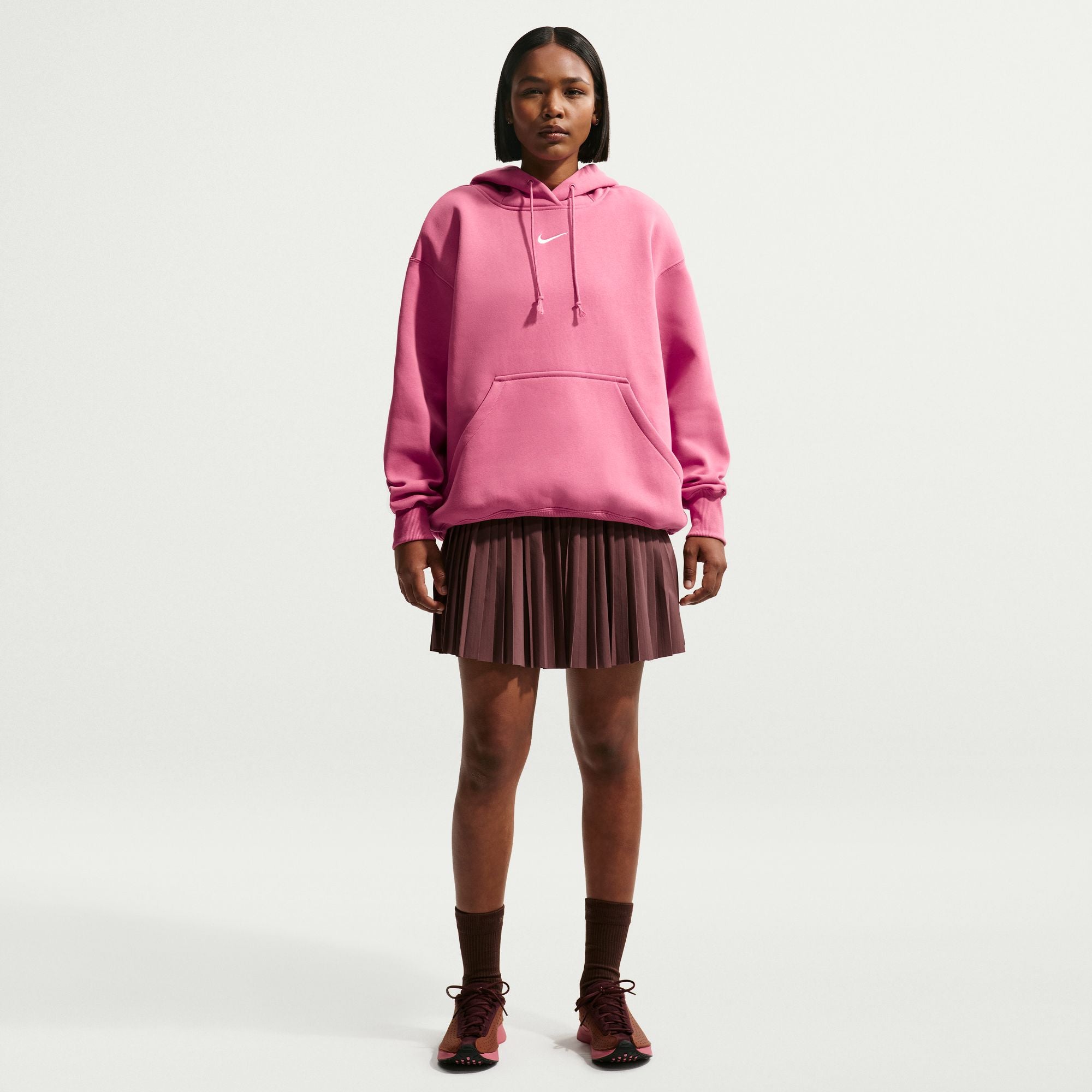 NIKE WOMENS PHOENIX FLEECE OVERSIZED HOODIE