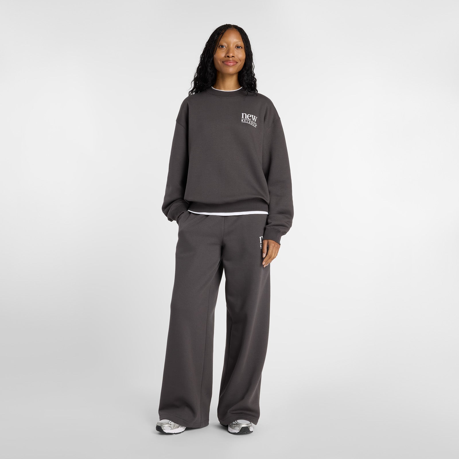 NEW BALANCE WOMENS REIMAGINED FLEECE CREW
