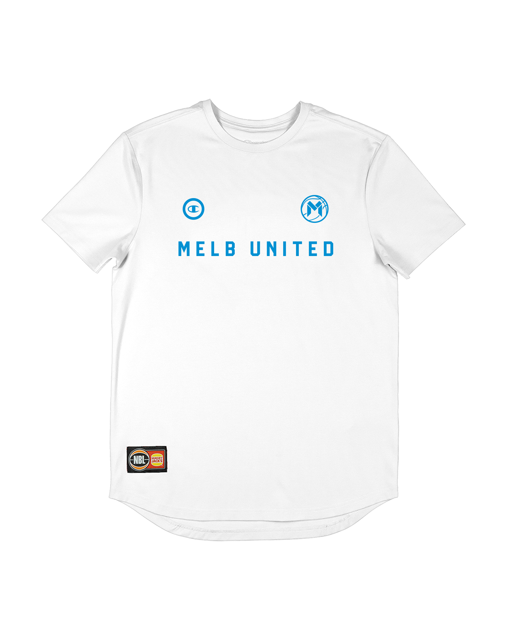 MELBOURNE UNITED STATEMENT LIFESTYLE S/S T-SHIRT-WHITE