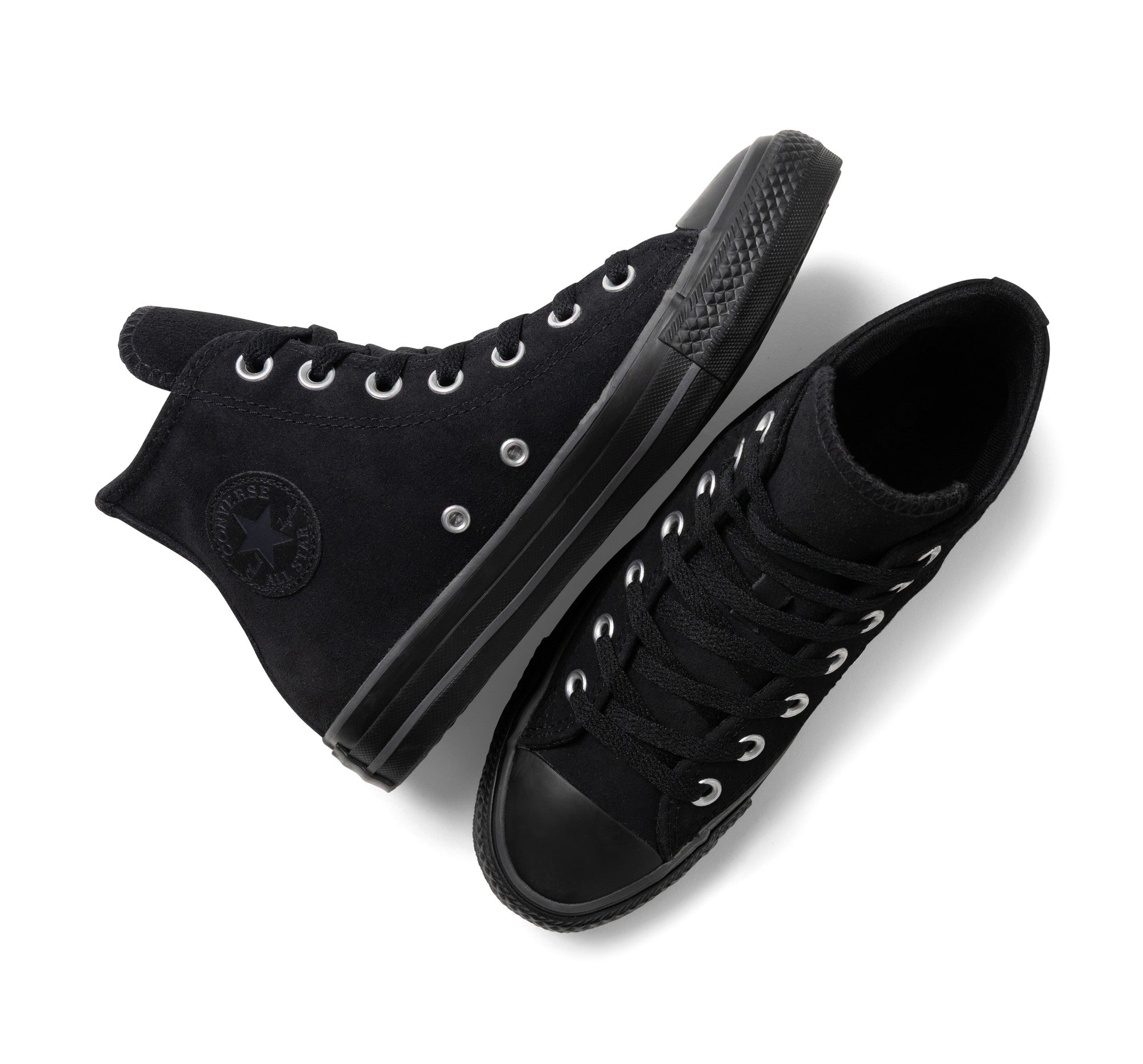 CONVERSE ALL STAR SUEDE HIGH TOP BLACK