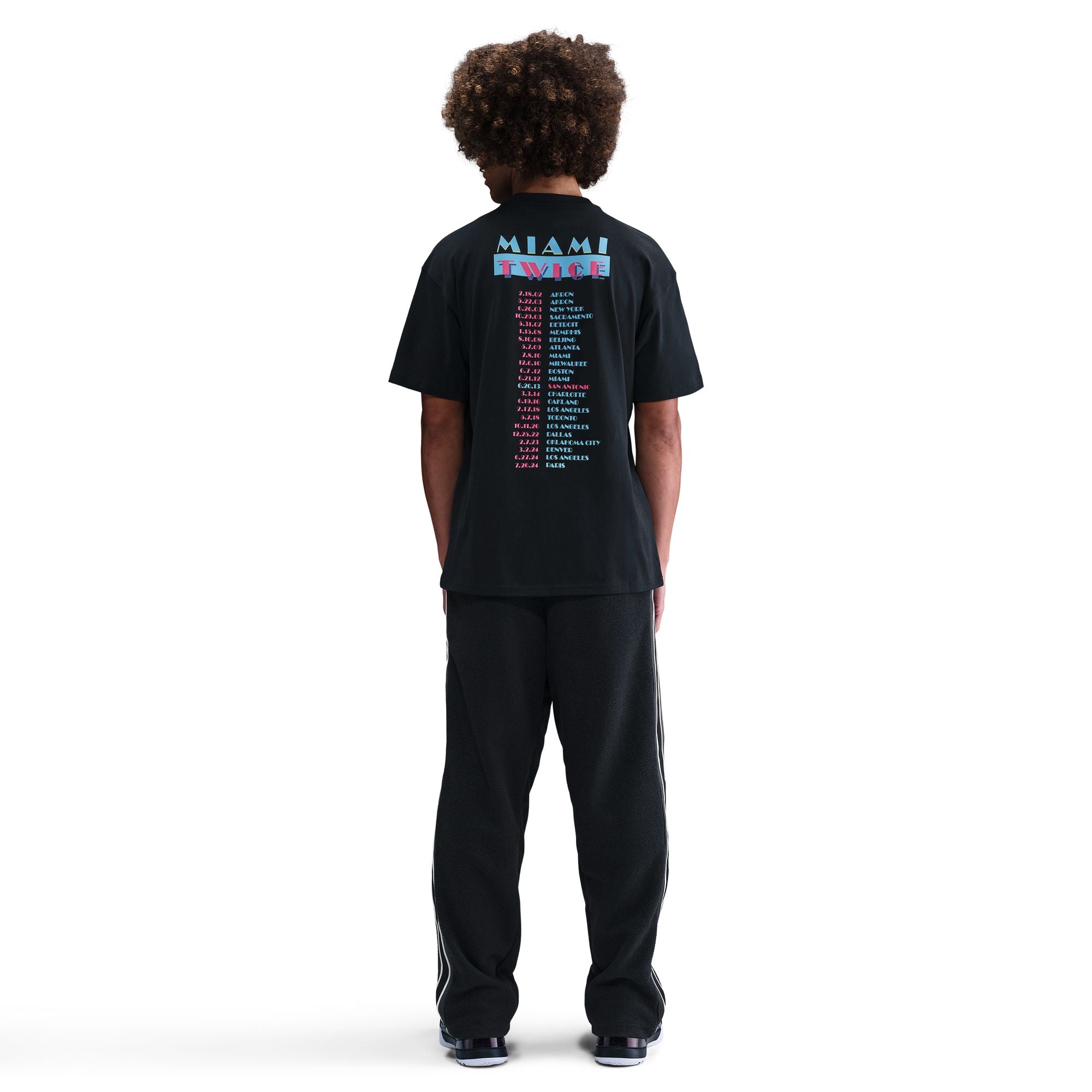 NIKE MENS LEBRON 'MIAMI TWICE' TEE