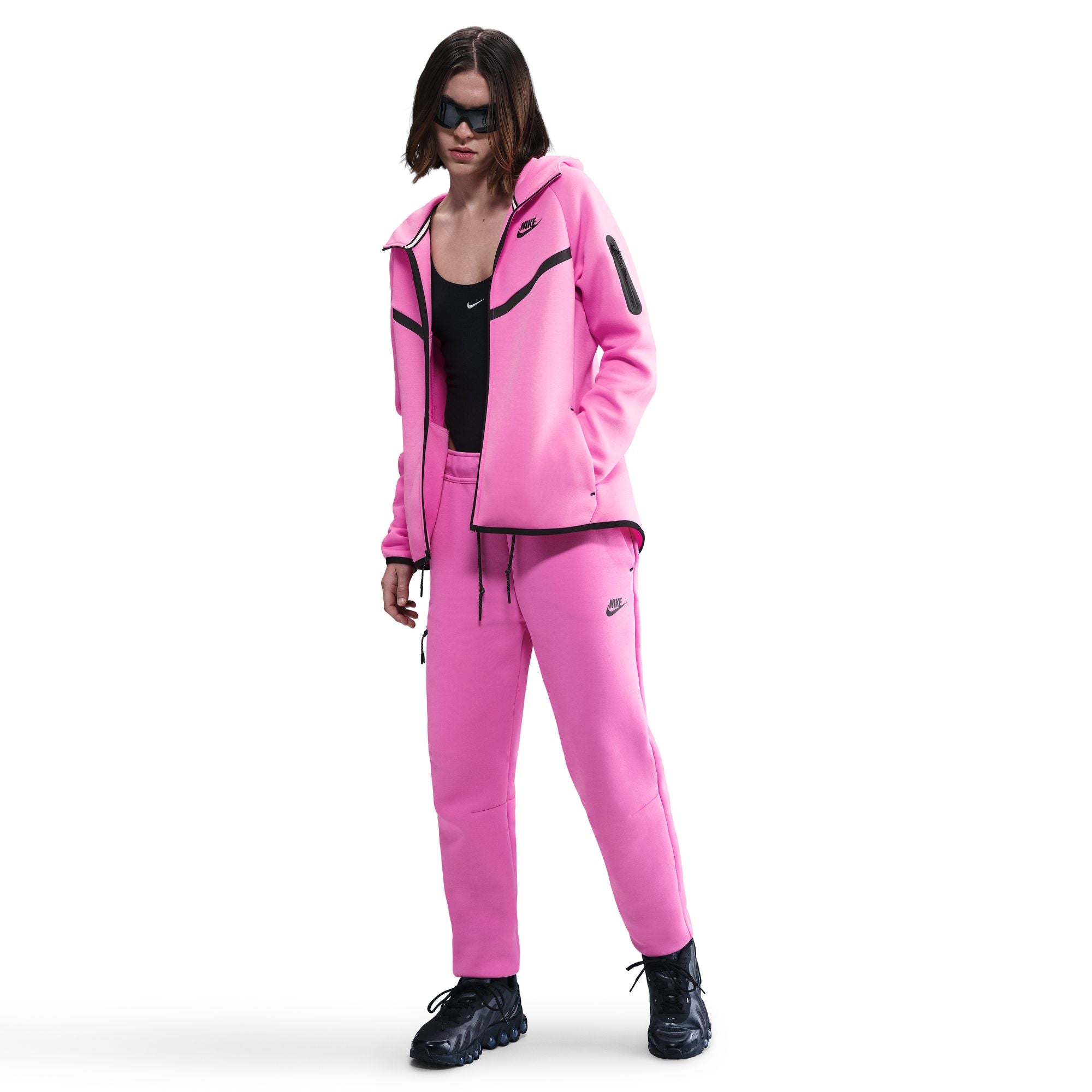 NIKE WOMENS TECH FLEECE FULL ZIP HOODIE
