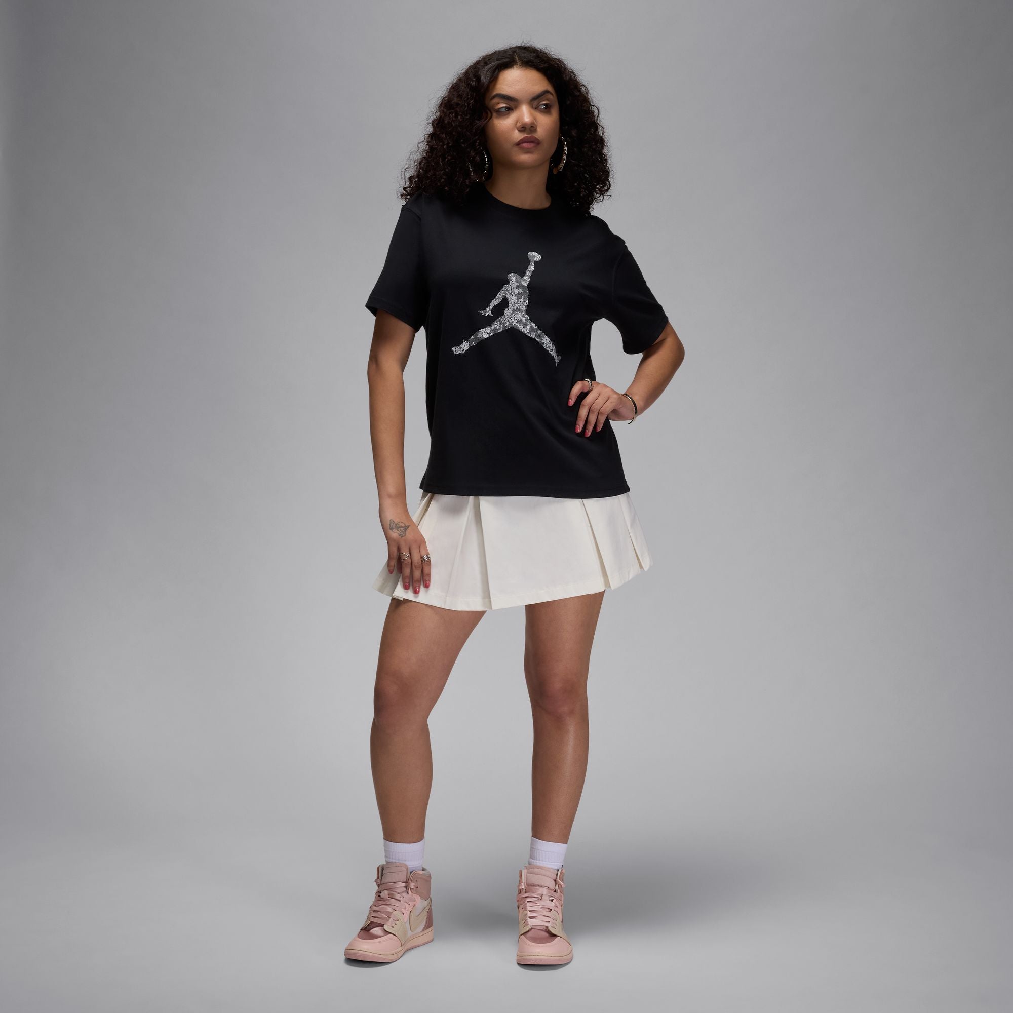 JORDAN W BRK SS GF GFX TEE LACE