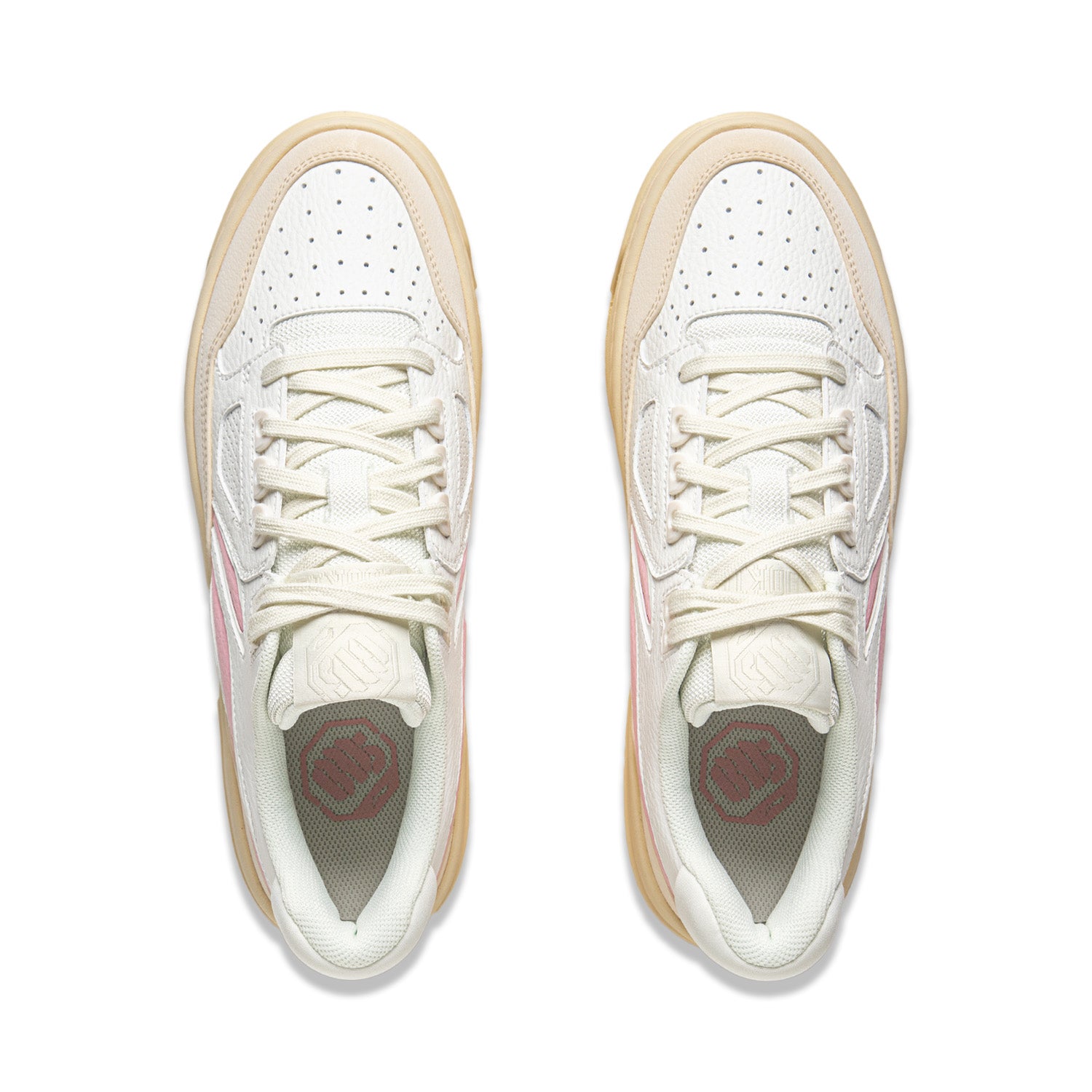 LI-NING BADFIVE ROOKIE SNEAKERS- WHITE & PINK