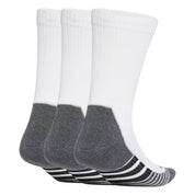 ADIDAS PERFORMANCE CUSHIONED CREW SOCKS 3 PAIRS