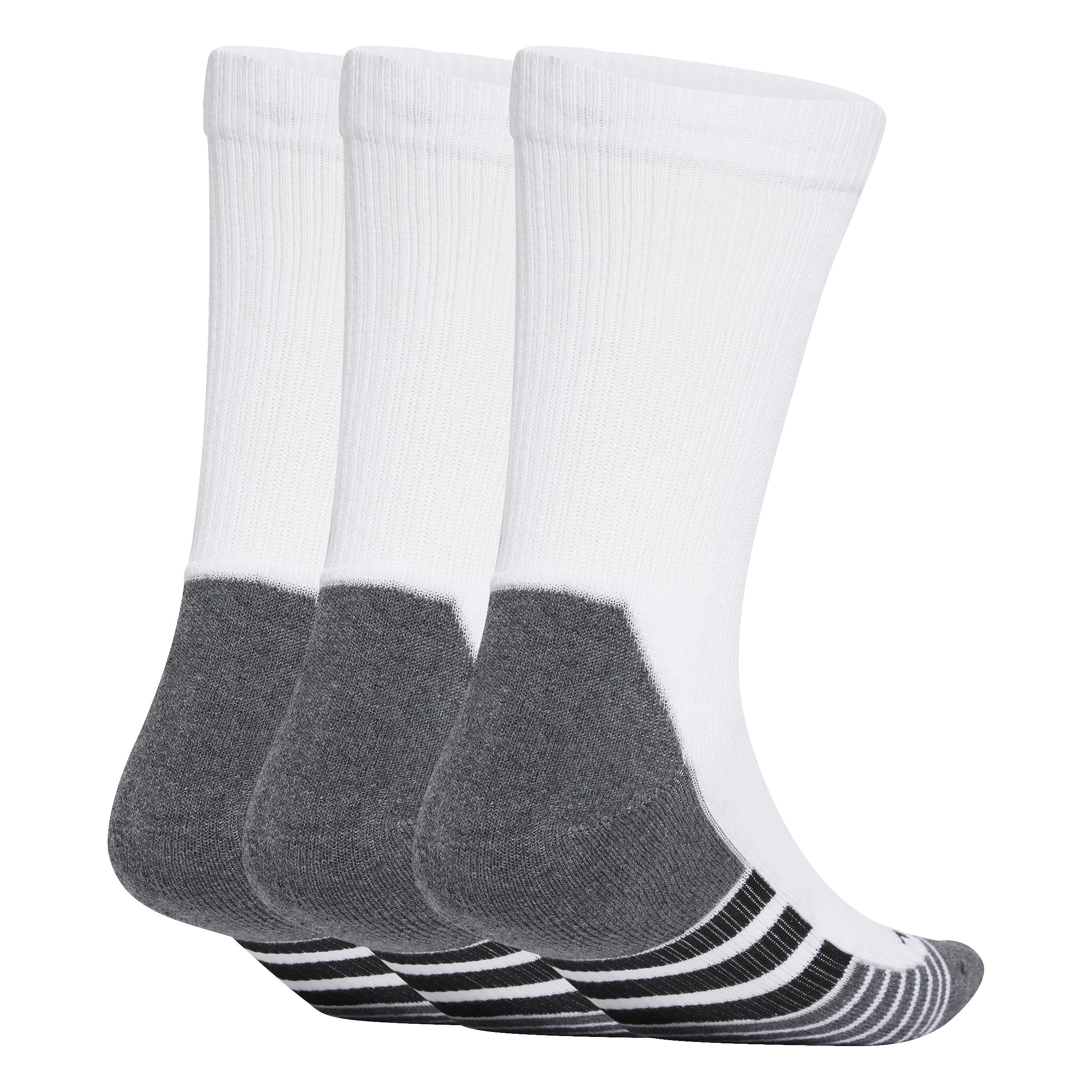 ADIDAS PERFORMANCE CUSHIONED CREW SOCKS 3 PAIRS