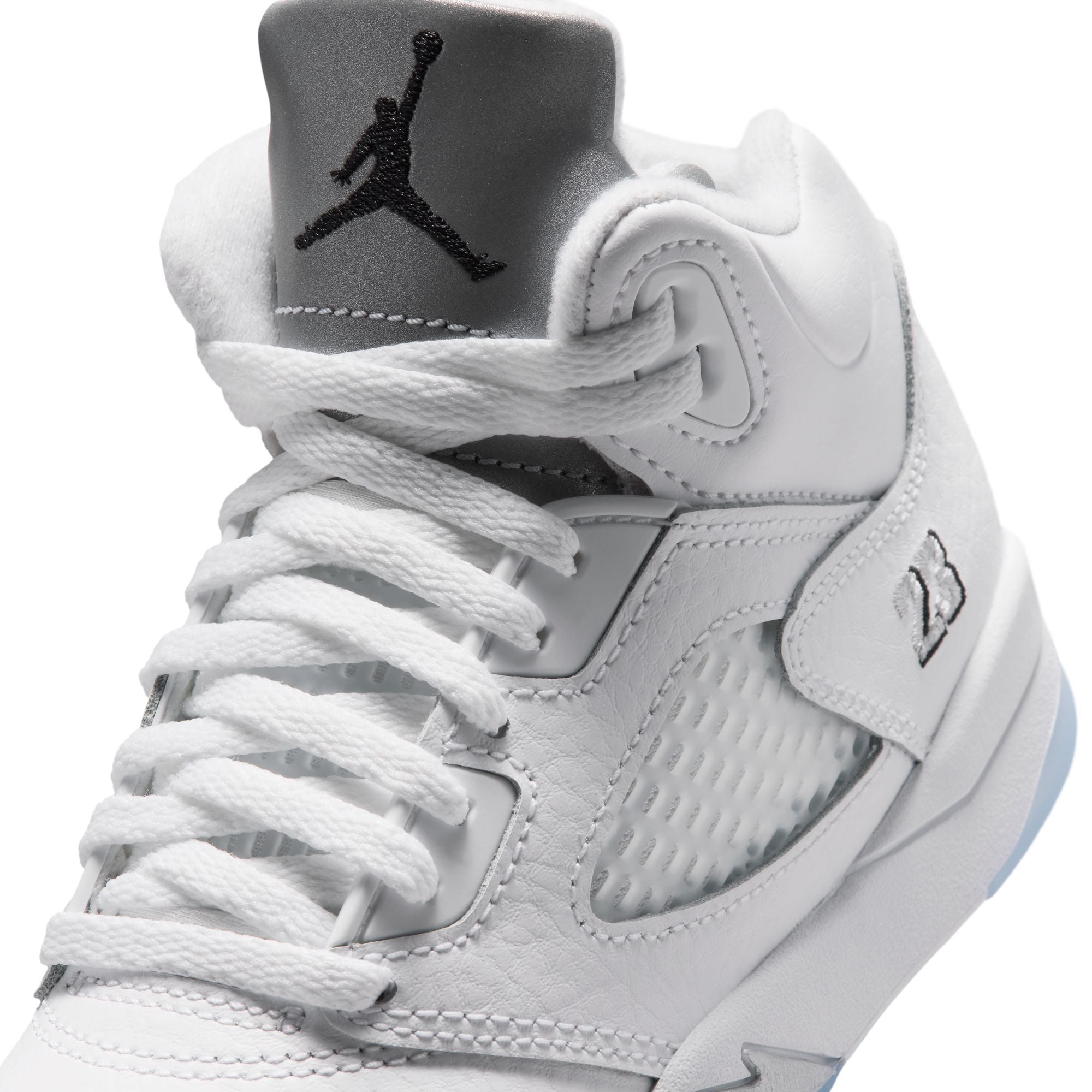 JORDAN 5 RETRO OG 'WHITE METALLIC' - KIDS